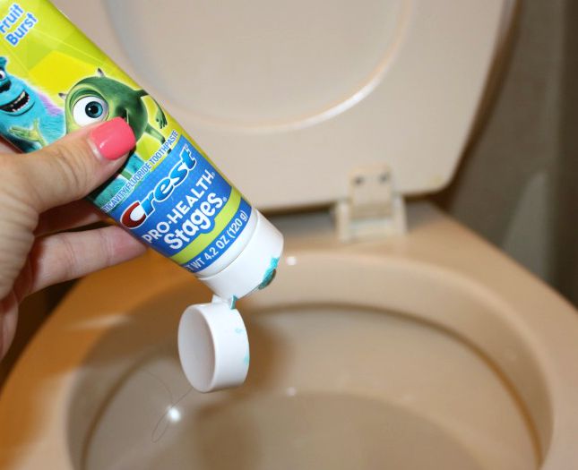 7 miraculous tricks to keep your toilet clean for longer, Photo via Stephanie Binkies Briefcases