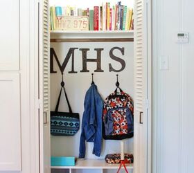 back to school organizing closet, closet, organizing