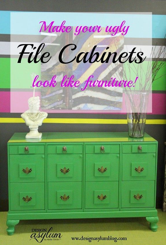 diy file cabinet makeover, painted furniture, repurposing upcycling