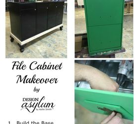 diy file cabinet makeover, painted furniture, repurposing upcycling