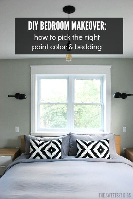 diy bedroom makeover picking paint and bedding, bedroom ideas, paint colors, painting, reupholster