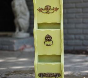 mailbox with recycled hardware, chalk paint, how to, repurposing upcycling, shabby chic