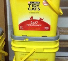 creative uses for empty cat litter buckets anyone