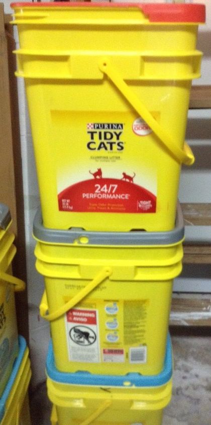 creative uses for empty cat litter buckets anyone