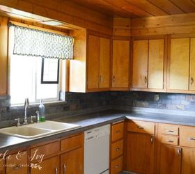 DIY Concrete Counters Over Existing Laminate
