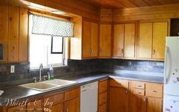DIY Concrete Counters Over Existing Laminate