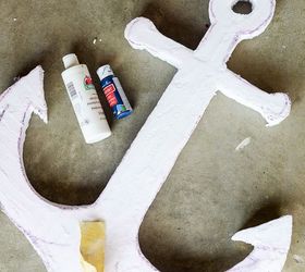 diy anchor sign using foam, crafts, how to
