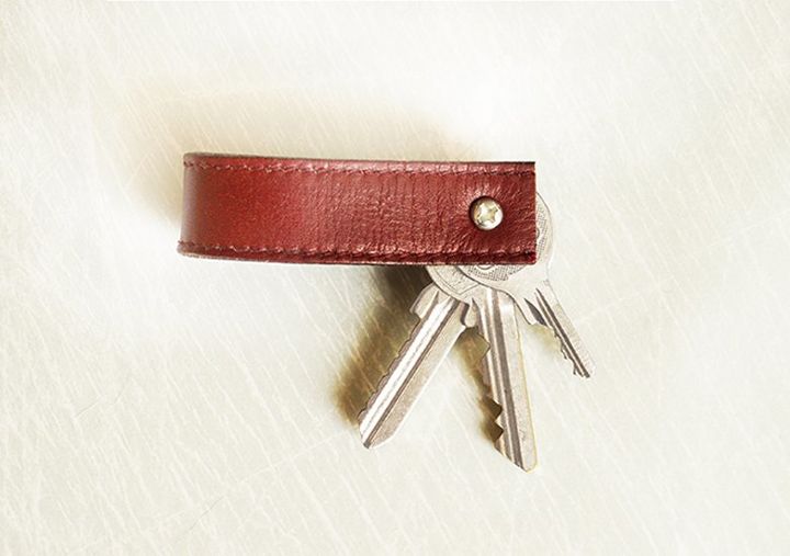 repurposed belt to key chain, crafts, how to, repurposing upcycling