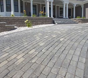 paver driveway, concrete masonry