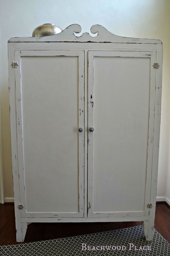 simply vintage chic wardrobe, chalk paint, painted furniture, AFTER