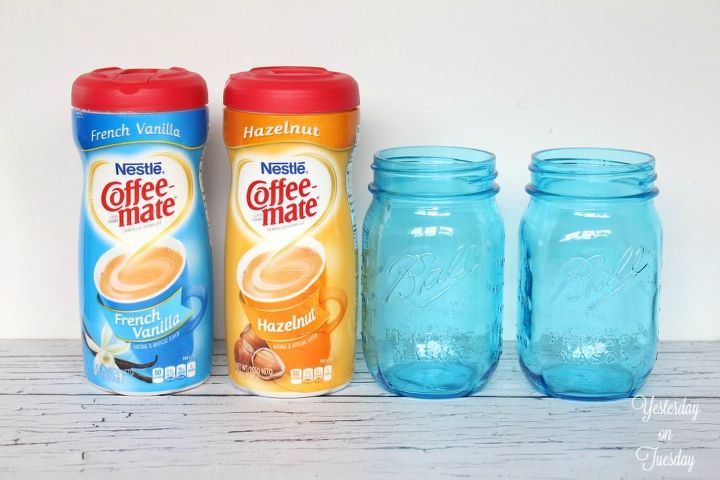 repurposed mason jars to clever coffee caddy, crafts, how to, mason jars, repurposing upcycling