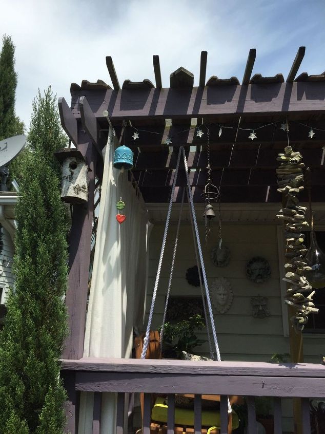 q como puedo anadir un techo de tuftex a una cubierta de pergola plana, Frente