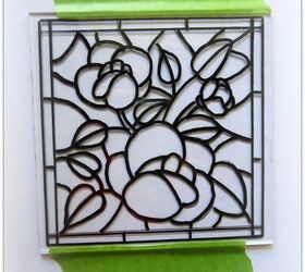 reverse glass painting with decocolor markers, crafts, how to