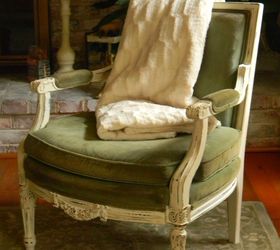 painted and re upholstered armchair, chalk paint, painted furniture, repurposing upcycling
