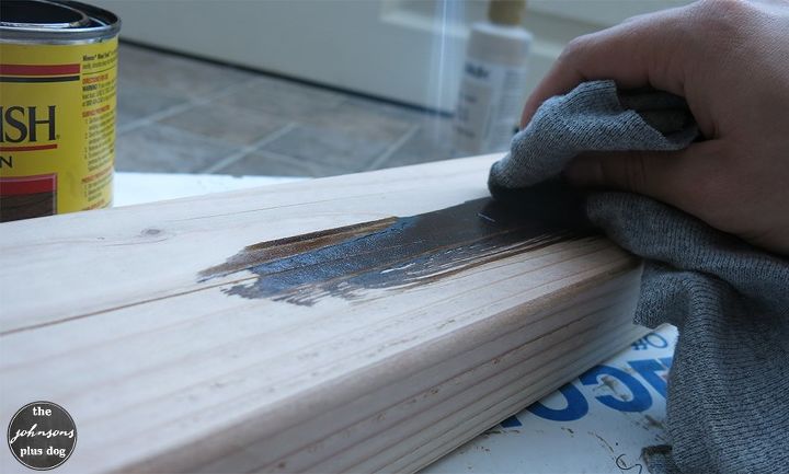 tutorial de placa de madeira pintada rstica