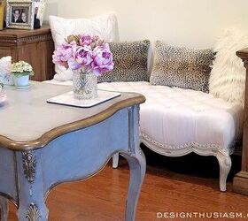 a french country study office makeover, living room ideas