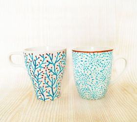 how to paint on mugs, crafts, how to