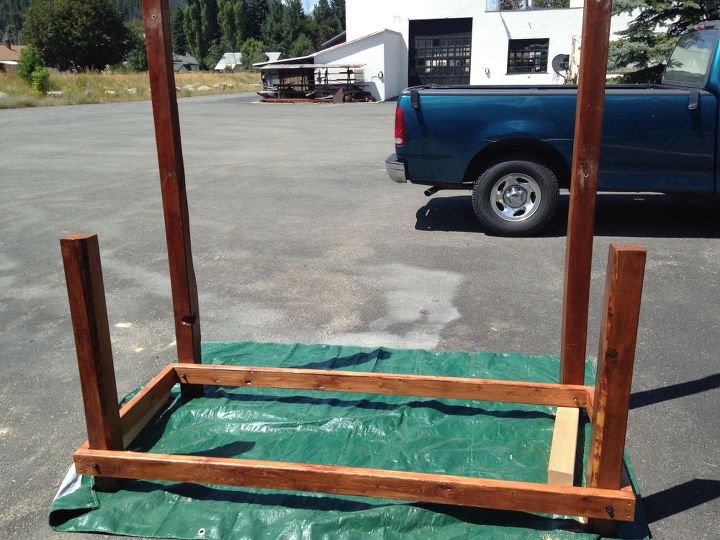 from old door to outdoor buffet, doors, how to, outdoor furniture, repurposing upcycling, woodworking projects