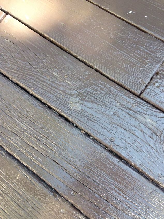 q deck topcoat and sealer, decks, painting, Beautiful just rained look