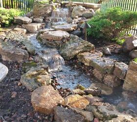 pond renovation and updating, ponds water features, After fresh new and inviting