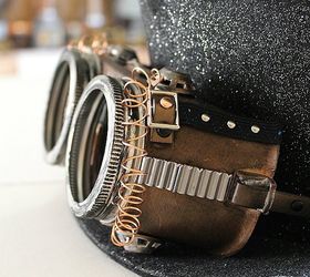 diy steampunk goggles, crafts, halloween decorations, how to, seasonal holiday decor