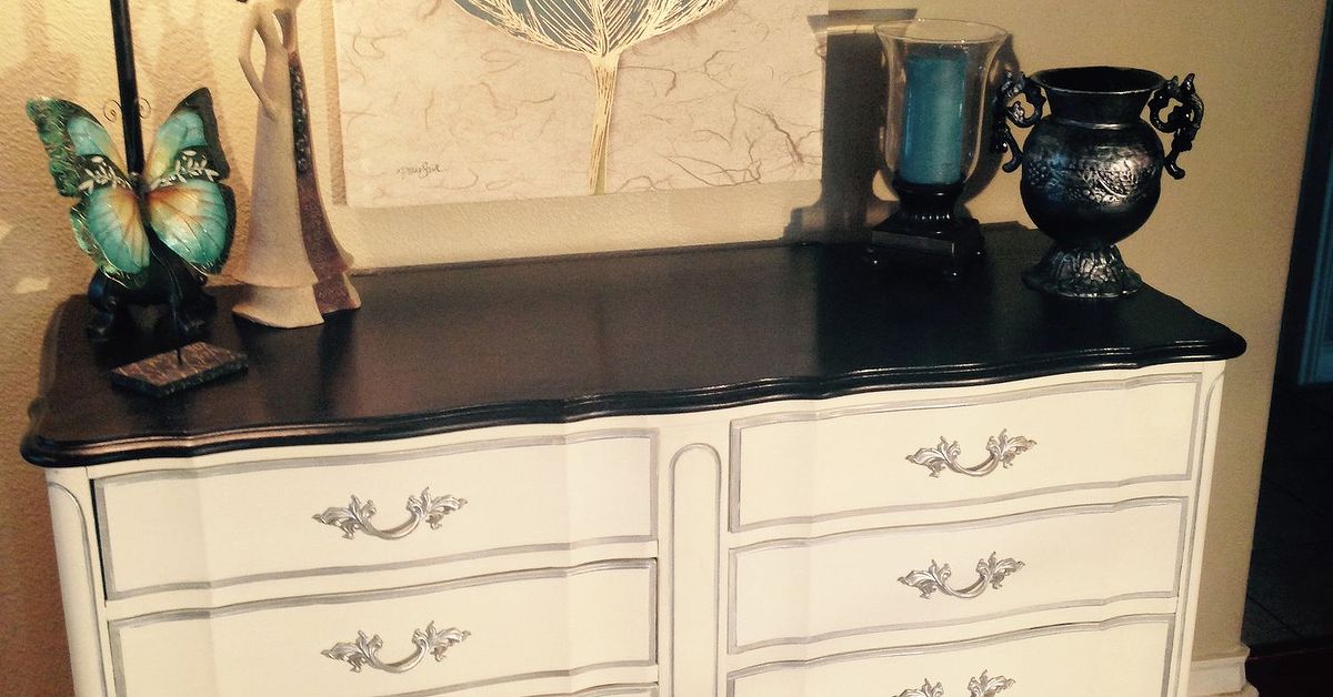 Dixie Vintage French Provincial 8 Drawer Dresser Makeover Hometalk