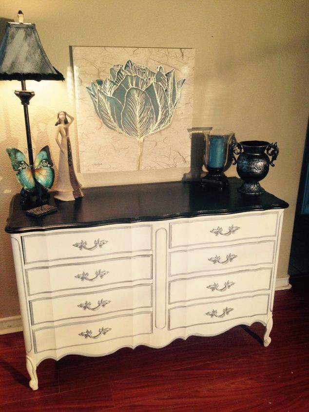 Dixie Vintage French Provincial 8 Drawer Dresser Makeover Hometalk
