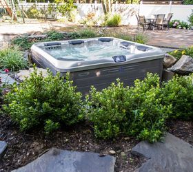 in ground spa making a portable bullfrog spa appear custom, Hot Tub Installations