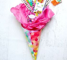 candy cones with craft paper, crafts, how to, repurposing upcycling