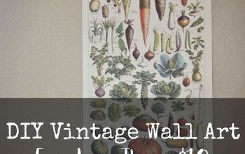 #DIY Vintage Wall Art for Less Than $10