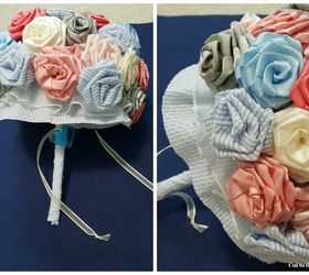 diy fabric flower bouquet, crafts, flowers, how to