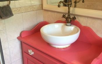 Old Dry Sink Turned Bathroom Vanity