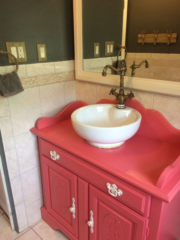 Repurposed Old Dry Sink Turned Bathroom Vanity Hometalk