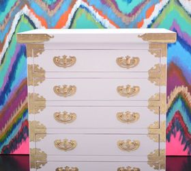 mini chest of drawers makeover, chalk paint, decoupage, diy, painted furniture