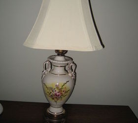 i really messed up a lamp shade with cream color chalk paint