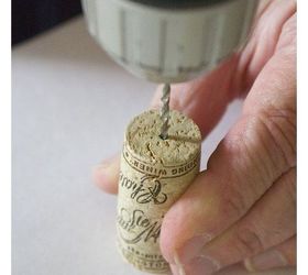 how to make beautiful bottle stoppers from wine corks and drawer pulls, crafts, how to, repurposing upcycling