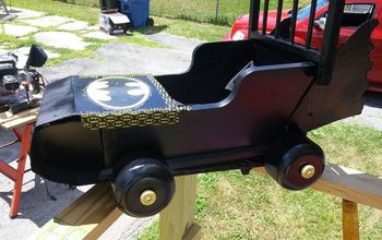 Just Because...A Baby-Sized Batmobile Made From Repurposed Cradle