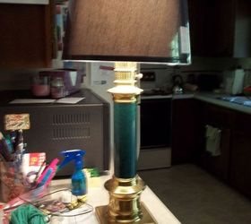 q suggestions for upcycling old lamps, lighting, painting, repurposing upcycling