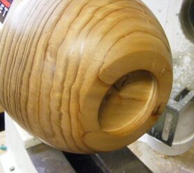 how to make a turning wood bowl, crafts, how to, woodworking projects