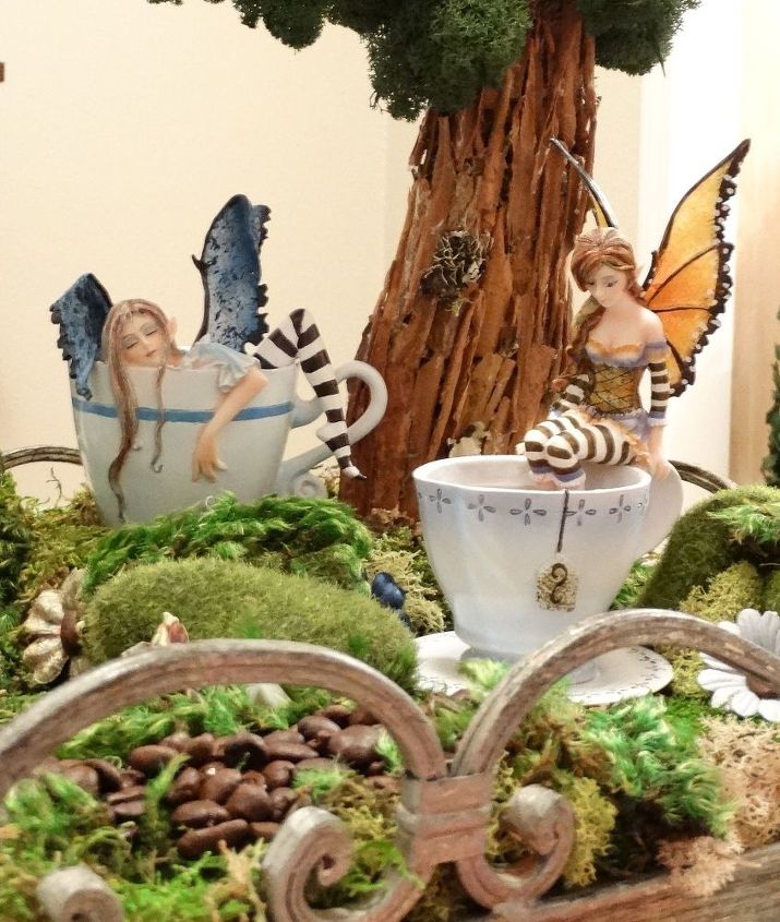 first fairy garden, container gardening, crafts, gardening, how to, repurposing upcycling
