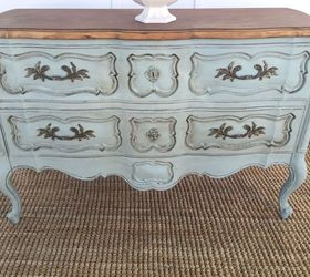 french provincial buffet makeover, painted furniture