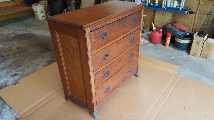 q upcycle suggestions for dresser, painted furniture, repurposing upcycling, Front side of dresser
