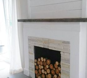 how to make a faux fireplace on the cheap