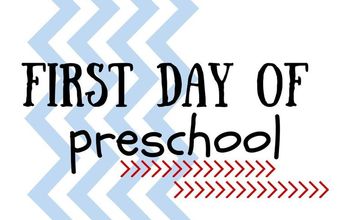 Back to School Printable: First Day of School Sign