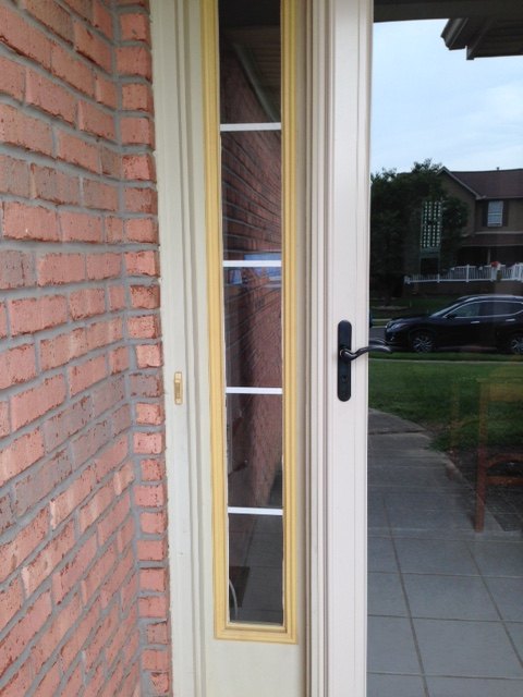 q yellowing door plastic trim, doors, home maintenance repairs