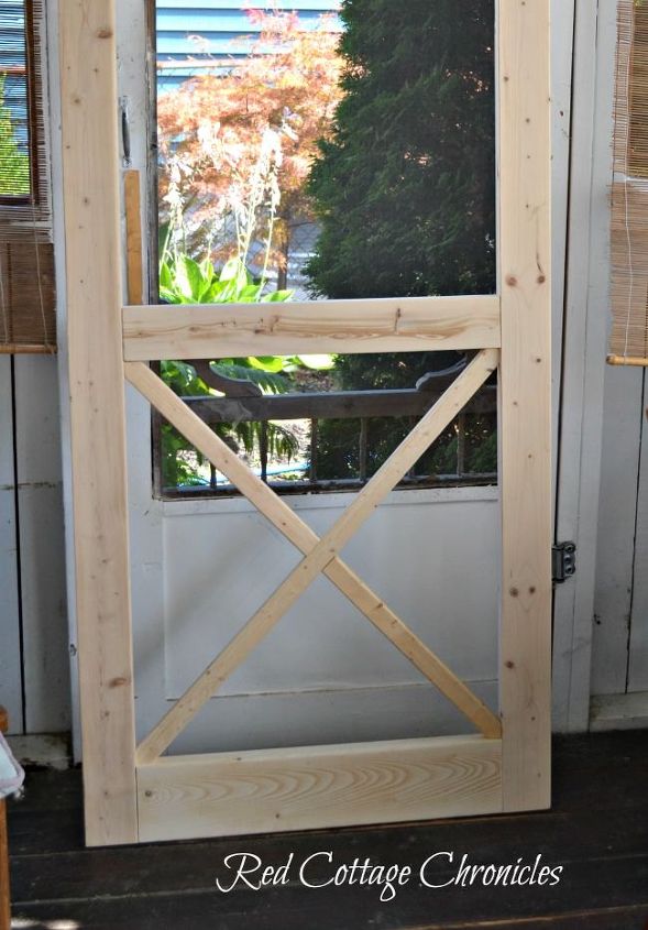 chippendale wood screen door