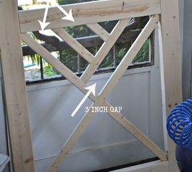 puerta mosquitera de madera chippendale
