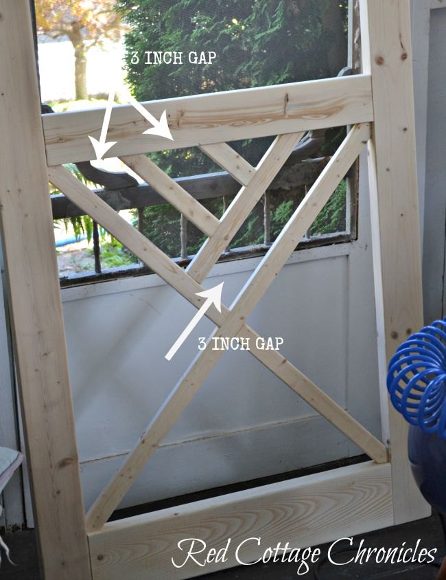 diy chippendale wood screen door, curb appeal, diy, doors, how to, woodworking projects