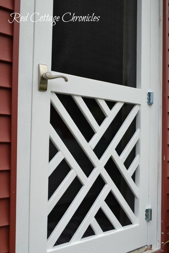 chippendale wood screen door