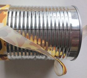 how to make pen and pencil holders from recycled tin cans, crafts, how to, repurposing upcycling